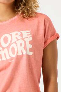 Garcia: 'MORE AMORE' Tee - Peach Sorbet