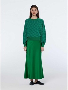 Scotch Soda: Jacquard Relaxed Knit - Bright Green