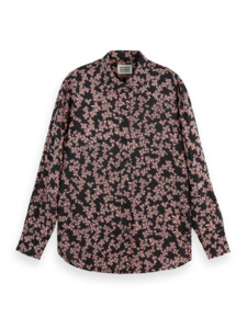Scotch Soda: Printed Relaxed Fit Shirt - Blossom Print