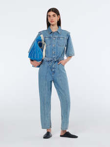 Scotch Soda: Denim Workwear Jumpsuit - Lakehouse
