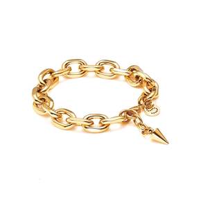Jewellery: Forged Bracelet - Gold
