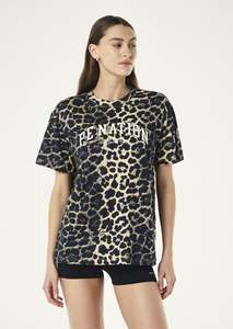 Womens Tee Shirts: Heritage Tee - Leopard