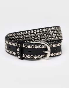 Willa Studded Belt - Black