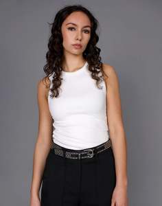 Storm: Double Trouble Layer Tank - White