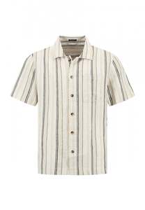 Shirts Long Sleeve: Gene S/S Shirt - Silver Birch