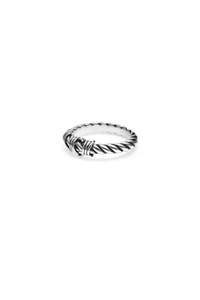 Stolen Girlfriends Club 1: Baby Barb Rope Ring - Silver