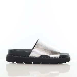 Womens Footwear: Glow Slide - Silver