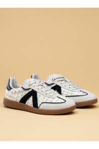 Womens Footwear: Asfvlt Elite Classic Sneaker - Black/Grey Tweed