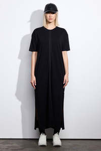 Dref By D: Solange Tee Dress - Black