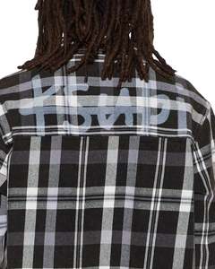 Ksubi Mens: Rosebowl L/S Shirt 1999 - Black Check