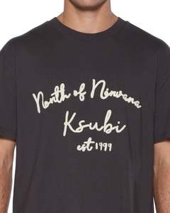 Ksubi Mens: Salud Biggie S/S Tee - Faded Black