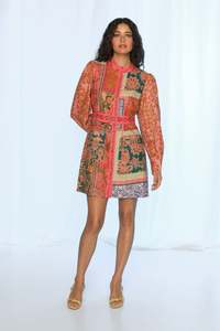 Tina Mini Dress - Multi Pattern
