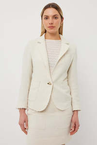 Tuesday Label: Coco Jacket - Ivory Chanel