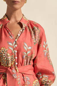 Zoe Kratzmann: Flourish Dress - Kgari Melon