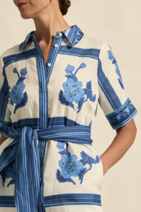 Zoe Kratzmann: Roam Dress - Azure Collage