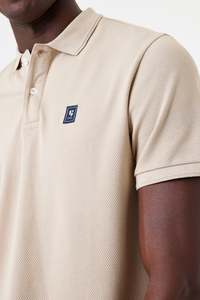 Polo Tee - Sand