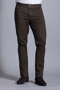 Terry 5 Pocket Chino Pant - Mushroom
