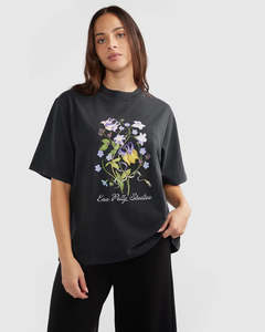 Ena Pelly: Botanic Tee - Vintage Black