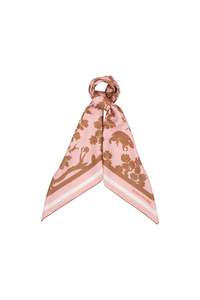 Animal Kingdom Classic Silk Scarf - Pink