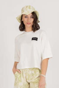 Badge Knit Top - Ivory