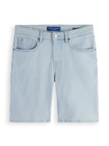 Mens: RALSTON DENIM SHORT - SKY