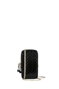 Karen Walker Bags: Monogram Mini Bag - Black