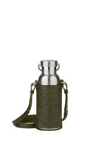 Karen Walker Bags: Filigree Bottle Holder & Bottle - Olive