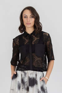 Federation: Lace It Shirt - Black
