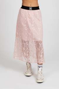 Lace It Skirt - Pink