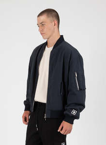 Federation M: Bombs Away Jacket La Fed - Washed Black