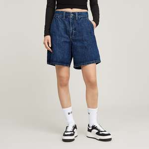 Womens: Barrel Utility Denim Short - Worn In Blue Creek