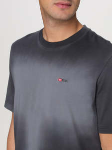 Faded Tee w/Micro Embroidery