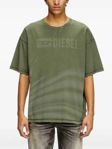 Laser Faded Logo Tee - Khaki