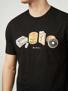 Gentlemens Tins Tee - Black