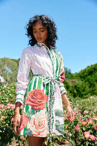 Demi Dress - Leaf Rose Multi