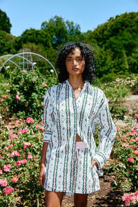 Buddy Shirt - Antique Rose Stripe