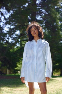 Aston Studio: Buddy Shirt - Arctic Stripe