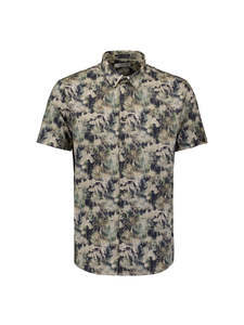 Allover Print S/S Shirt - Mint