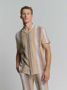 Retro Stripe Shirt - Yellow