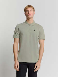 Knitted Zip Polo - Smoke