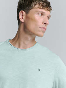 No Excess: Crewneck Slub Tee - Ice