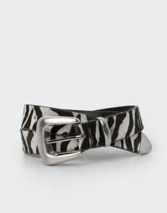 Storm: Zebra Print Belt