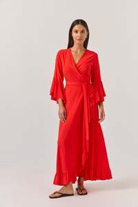 Tuesday Label: Alice Dress - Tomato