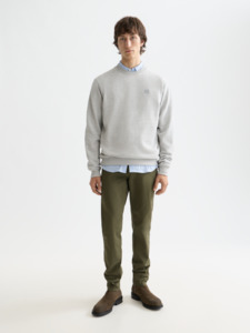 Mott Stretch Cotton Chino Pant - Khaki