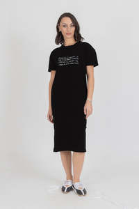 Bebe Dress - Choose You - Washed Black
