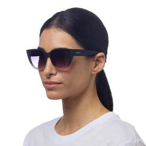 Silvia Sunglasses - Black Shaded Rose