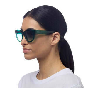 Silvia Sunglasses - Transparent Green