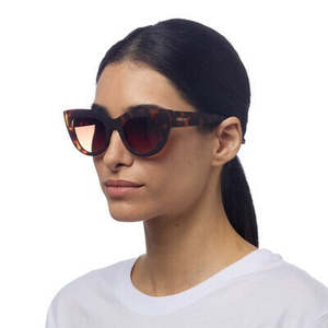 Okkia Eyewear: Claudia Sunglasses - Classic Havana/Brown Gradient