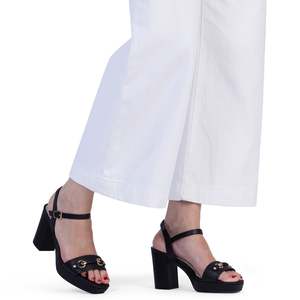 Olivia Heel - Black Calf