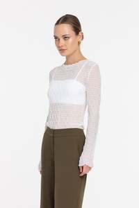 Blak: Gigi Top - White